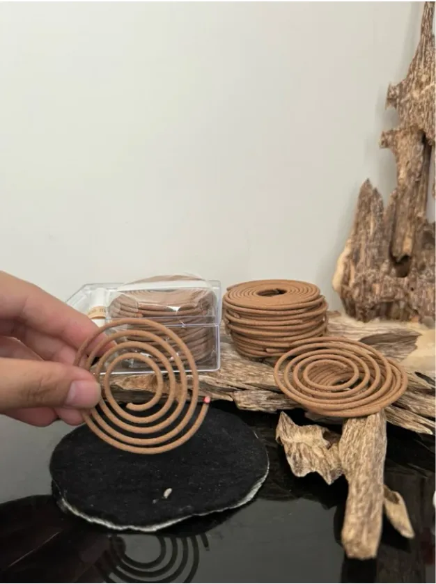 Agarwood Coil Incense – Natural Vietnamese Oud (2-Hour Burn | 46 Coils Box)